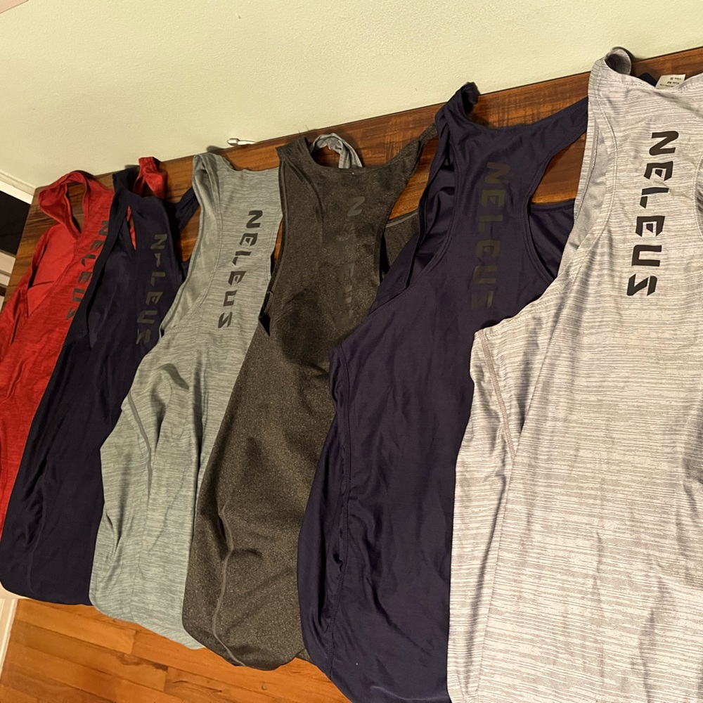 Nelues stringer tank tops set of 6